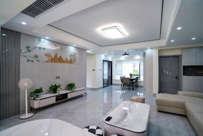 134㎡現(xiàn)代簡約四居室，拒絕過度裝修！有時候越簡單就越顯高級！